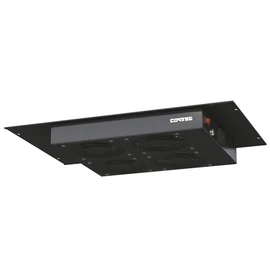 CONTEG Ventilátor panel + keret 19" 2-es