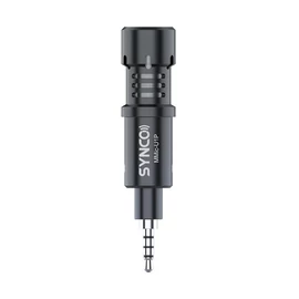 SYNCO MMic-U1P mini okostelefon mikrofon, 3.5mm jack csatlakozóval