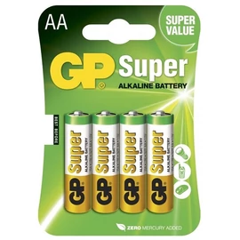 GP elem Super alkáli ceruza (AA) GP15A-BL4 4db