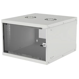 INTELLINET fali rack, 19",  6U, 560x540x353, IP20-védelem, lapra szerelt, Szürke