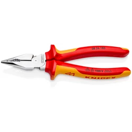 KNIPEX Egyetemes fogó, 185mm, hegyes, 1000V