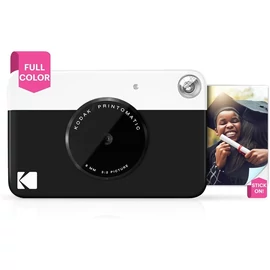KODAK Printomatic instant fényképezőgép, Zink 2x3" papírméret, fekete