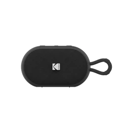 KODAK hordozható hangfal, 3.7V/1500mAh akkumulátor, ipx7 víz alá meríthető, fekete