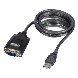 LINDY kábel USB-A - RS232, 1m, fekete