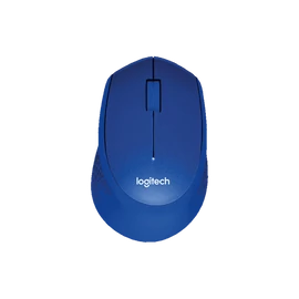 LOGITECH Egér vezeték nélküli, optikai, silent plus M330 kék