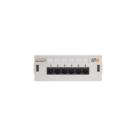 NIKOMAX Falon kívüli fali doboz, Fali aljzat, UTP, CAT6, 110 típus, 6 portos