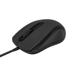 OMEGA Egér vezetékes, USB-C, 1200 DPI, 1,5m, fekete