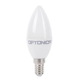 OPTONICA LED Gyertya izzó, E14, 5,5W, semleges fehér fény, 450Lm, 4000K - 1426