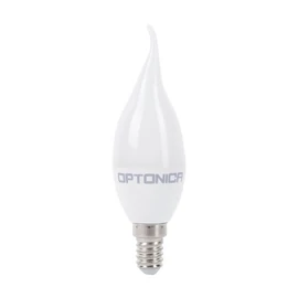 OPTONICA LED Gyertya Spot izzó, E14, 5,5W, meleg fehér fény, 450Lm, 2700K - 1437 (1468 kiváltója)