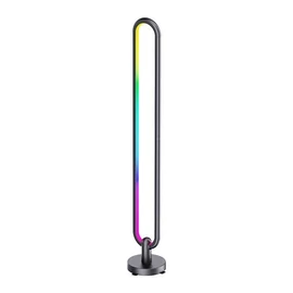 OPTONICA LED Lámpa, Álló, beltéri, bluetooth, dimmelhető, távirányítóval, zene funkcióval, 20W, RGB, 500 Lm - 237