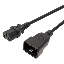 PREMIUMCORD Tápkábel C13 - C20 5m, fekete