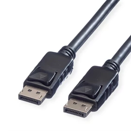 ROLINE Kábel DisplayPort 1.2 DP - DP, 4K@60Hz, M/M,  1,5m, fekete