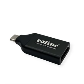 ROLINE Adapter USB 3.1 USB-C - DP DisplayPort 1.2 4K@60Hz, M/F, fekete