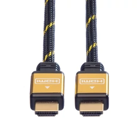 ROLINE Kábel HDMI - HDMI + Ethernet, 4K@30Hz, M/M, 10 m, fekete