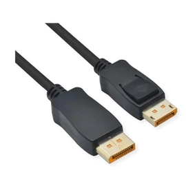 ROLINE Kábel DisplayPort 2.1 DP - DP, 16K@60Hz, HDR, 80Gbit/s, UHBR20, M/M, 2m, fekete