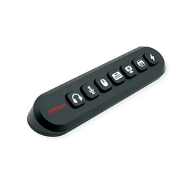 ROLINE HUB USB 3.2 Gen 1, 7x USB-A, 7 port, cserélhető gombokkal, tápellátással, fekete