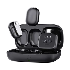 ULANZI A30 vezeték nélküli Mini lavalier mikrofon, 2 mikrofon és 1 vevő, usb-c, lighting, fekete