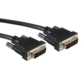 STANDARD Kábel DVI-D - DVI-D M/M 2m, fekete