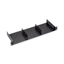 VALUE Polc 19" fix 465 x 154mm, max 6kg, 2 állítható elválasztóval, 1U, fekete