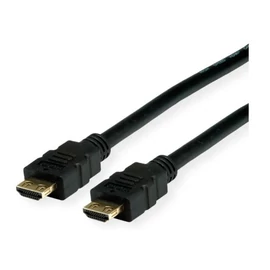 VALUE kábel HDMI 2.0 HDMI - HDMI 4K@60Hz High Speed + Ethernet, M/M, erősített dugós,  2m, fekete
