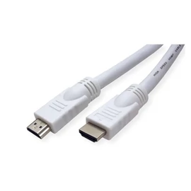 VALUE Kábel HDMI - HDMI 1080p@60Hz, Ethernet M/M, 15m, fehér