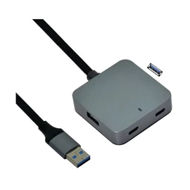 VALUE Hub USB 3.2 USB-A - USB-C - 2x USB-A, 2x USB-C 5m, fekete
