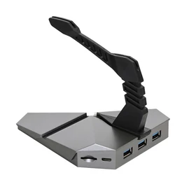 VARR Gaming USB 3.0 HUB 3 az 1-ben Gamer Egér kábel elvezető és Pro Gaming USB HUB 3 portos + kártyaolvasó
