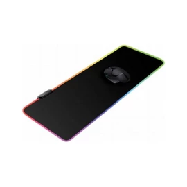 VARR Gaming Egérpad, RGB, LED világítás a széleken, 900*400*3mm gamer, fekete