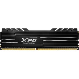 ADATA Memória Desktop - 8GB DDR4 XPG GAMMIX D10 (8GB, 3200MHz, CL16, 1.35V, hűtőbordás, fekete)