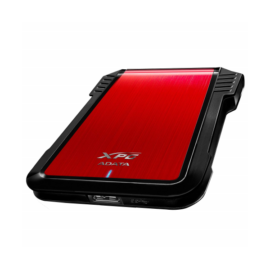 ADATA Külső HDD/SSD Ház 2.5" - EX500 (USB-A 3.1, Max. 7-9,5 mm, ütés és porálló, piros)