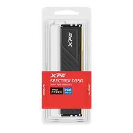 ADATA Memória Desktop - 8GB DDR4 XPG GAMMIX D35 (8GB, 3600MHz, CL18, 1.35V, hűtőbordás, fekete)