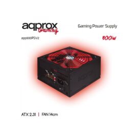 APPROX Tápegység - 800W (14cm fan, aktív PFC)