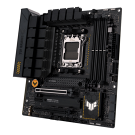 Asus Alaplap - AMD TUF GAMING B650M-PLUS AM5 (B650, Micro-ATX, 4xDDR5 6400+MHz, 4xSATA3, 2x M.2, HDMI+DP)