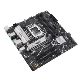 Asus Alaplap - Intel PRIME B760M-A D4 s1700 (B760, 4xDDR4 5333MHz, 4xSATA3, 2xM.2, 2xHDMI+1xDP)