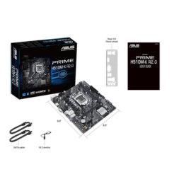 Asus Alaplap - Intel PRIME H510M-K R2.0 s1200 (H510, 2xDDR4 3200MHz, 4xSATA3, 1xM.2, VGA/HDMI)