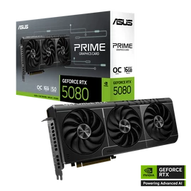 Asus Videokártya - nVidia PRIME-RTX5080-O16G (16384MB, GDDR7, 256bit, 1xHDMI, 3xDP)