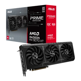 Asus Videokártya - AMD PRIME-RX9070XT-O16G (16384MB, GDDR6, 256bit, HDMI, 3xDP)
