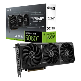 Asus Videokártya - nVidia PRIME-RTX5060TI-O16G (16384MB, GDDR7, 128bit, 1xHDMI, 3xDP)