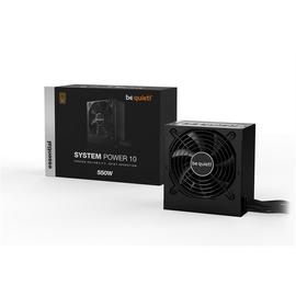 Be Quiet! Tápegység 550W - SYSTEM POWER 10 (80+ Bronze, fekete)