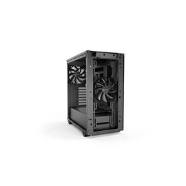 Be Quiet! Számítógépház - Pure Base 500 Window Black (ATX, edzett üveg oldallap, fekete)