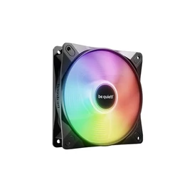 Be Quiet! Cooler 12cm - LIGHT WINGS LX 120mm PWM Reverse Black (RGB, 1500rpm, 28,5dB, fekete)