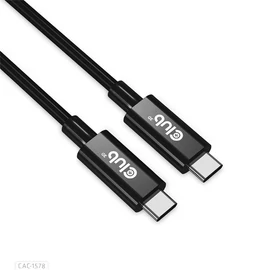 Club 3D Kábel - CAC-1578 (USB4 USB-C Gen 3x2, Bi-directional, 8K60Hz, 40Gbps, 240W PD, EPR, M/M, 2m)