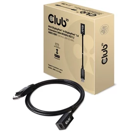 Club 3D Kábel - CAC-1120 (Mini DisplayPort 1.4 to DisplayPort, 8K60Hz, DSC1.2, HBR3, HDR, 1m, F/M, Kétirányú)