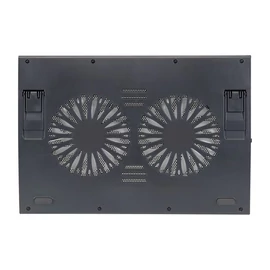 Conceptronic Notebook Hűtőpad 17"-ig - THANA02B (USB, 2x12,5cm, állítható magasság, csúszásmentes, fekete)