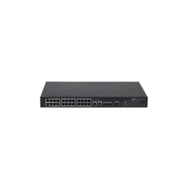 Dahua Menedzselhető PoE switch - PFS4226-24ET-360-V3 (24x 10/100 PoE/PoE+ (360W)+2x gigabit/SFP combo uplink,HighPoE)