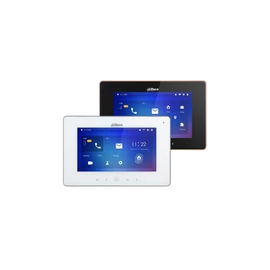 Dahua IP video kaputelefon - VTH5221DW-S2 (beltéri egység, 7" touch screen, 2 ajtó vezérlés, SD, I/O, PoE, wifi, fehér)