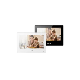 Dahua IP video kaputelefon - VTH5321GB-W (beltéri egység, 7" touch screen, 2 ajtó vezérlés, SD, I/O, PoE, wifi, fekete)