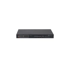 Dahua switch PoE mendzselhető - PFS4218-16ET-240 (16x 100Mbps PoE/PoE+; 2x gigabit/SFP combo uplink; 240W)