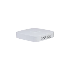 Dahua NVR Rögzítő - NVR4104-EI (4 csatorna, H265+, 80Mbps rögzítési sávszélesség, HDMI+VGA, 2xUSB, 1xSata, AI)