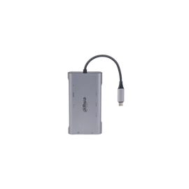 Dahua Kábel Átalakító - TC39 (USB-C - HDMI 4K@30Hz + VGA FHD@30Hz + 3xUSB3.0 + RJ45 Gigabit + SD + PD)